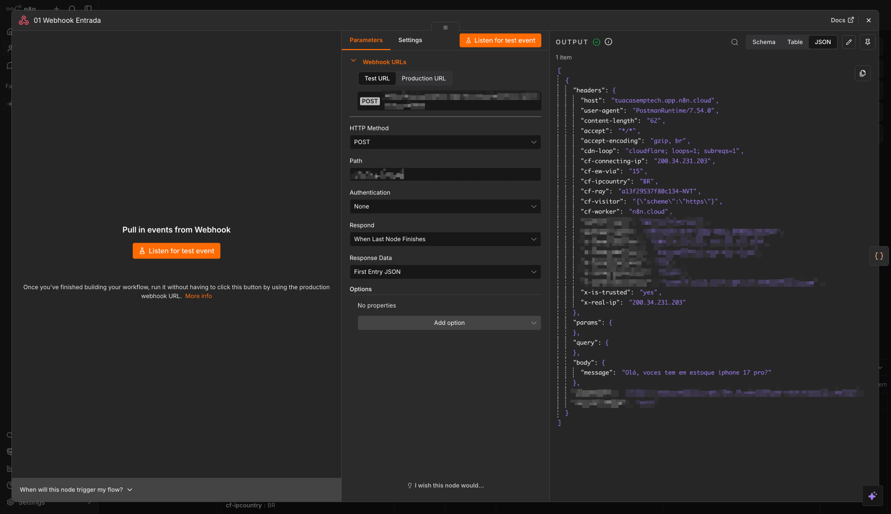 Automação de processos com n8n e chatbot